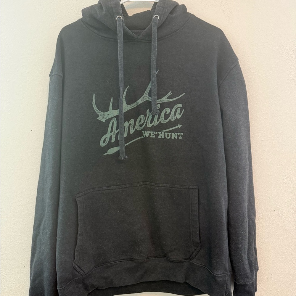 Rural Black Graphic Hoodie